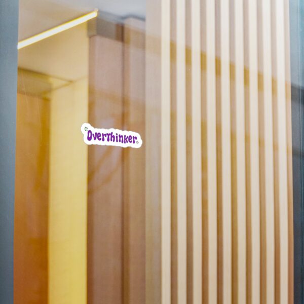 Overthinker Vinyl Sticker - Image 6