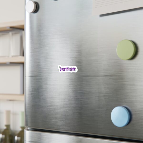 Overthinker Vinyl Sticker - Image 4