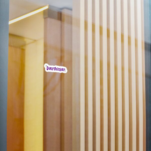 Overthinker Vinyl Sticker - Image 3