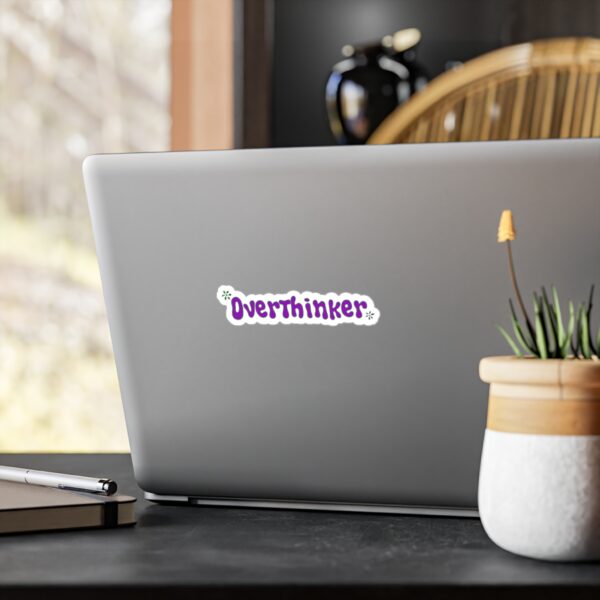 Overthinker Vinyl Sticker - Image 12