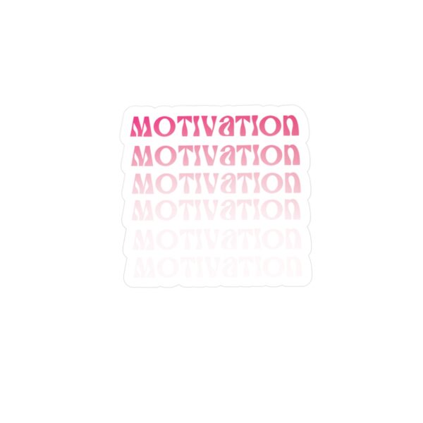 Motivation vinyl sticker